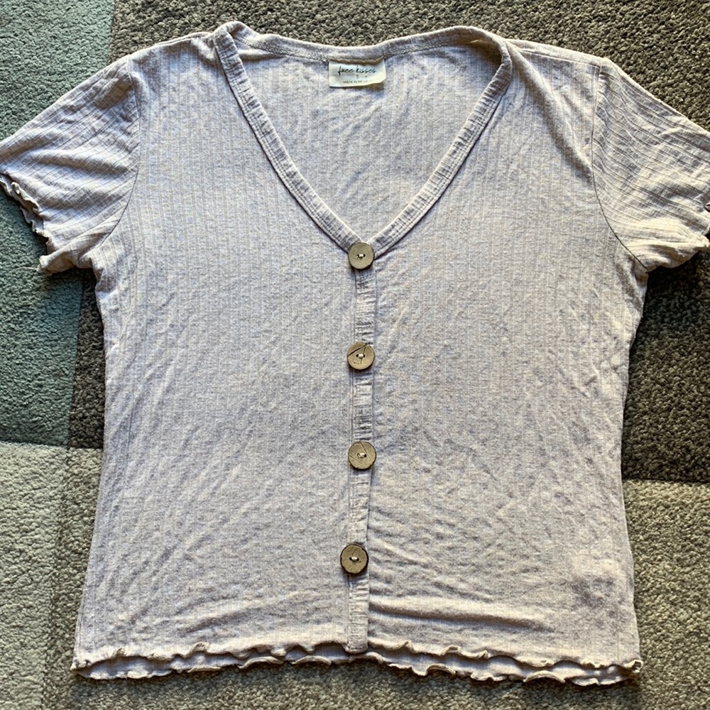 tan slim fitting t-shirt
